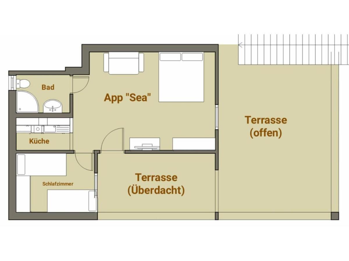 Blue Sea Vir Apartments Buitenkant foto